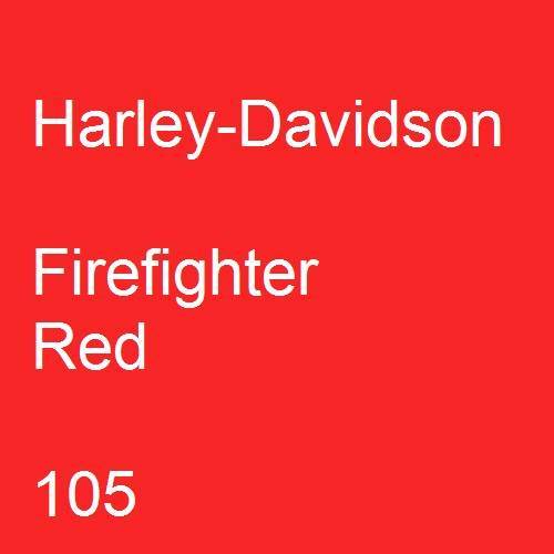 Harley-Davidson, Firefighter Red, 105.